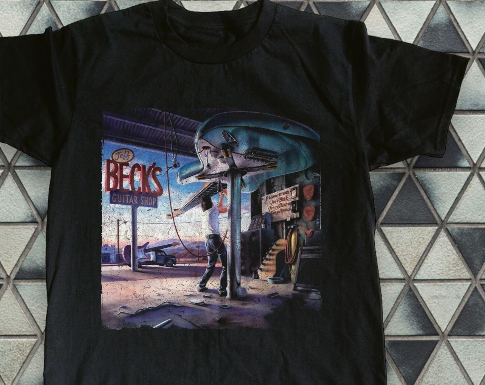 Альбом Jeff Beck s Guitar Shop Черная футболка Размер S-4XL XL