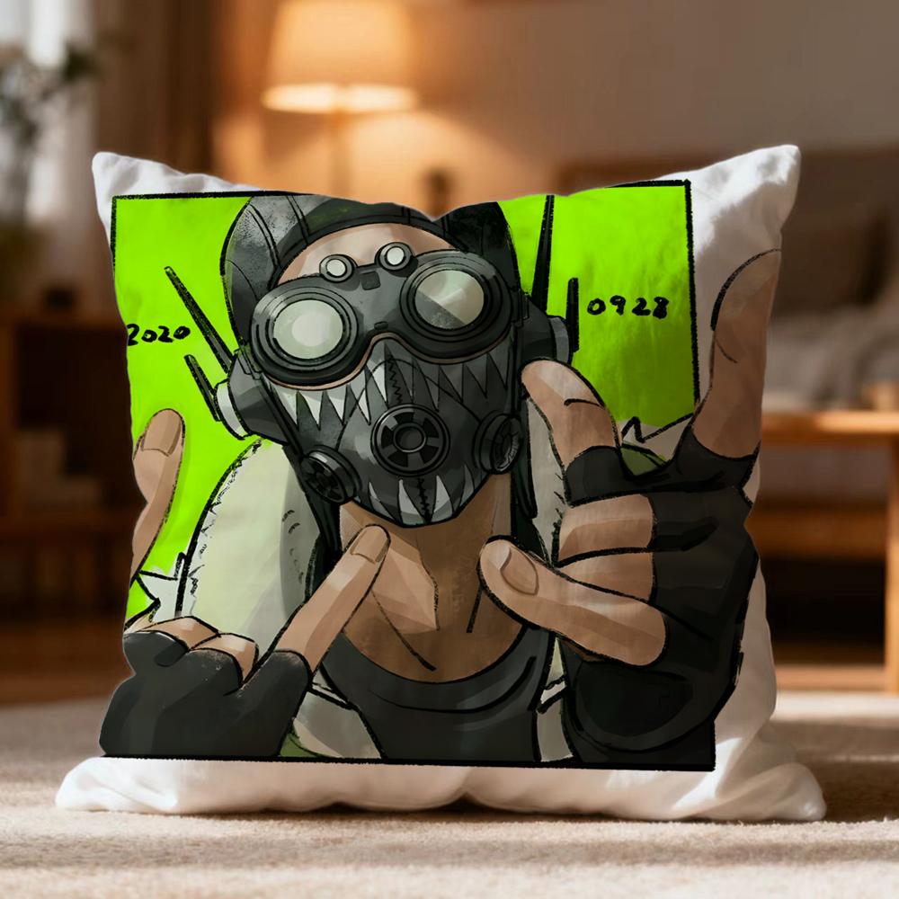 Popular AApex Legendses Cushion Cover Soft Washable Pillow Case Multi-Scene for Couch Bed Travel Office Use