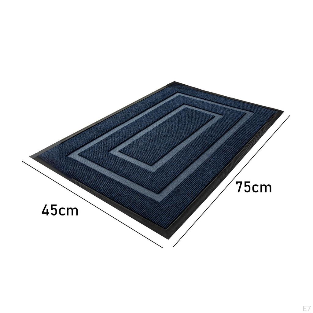 Front Door Mat Entry Rug Nonslip Home Decor Washable Welcome Carpet for Indoor