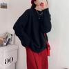 Women's Solid Color Round Neck Knit Sweater - Autumn/Winter 2026 Collection