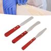 Wax Spatulas Straight Body Waxing Applicator Sticks with Wooden Handle for Hair Removal