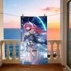Character Aemeath WuWa Towel Towel Beach Towel Oversized Quick Dry Towel Absorbent Soft Swim BeachTowels for Men Women