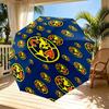 Club America Print Automatic Open Close Umbrella, Portable Foldable Umbrella, for Outdoor Commute Camping Trip, Ideal Birthday Gift