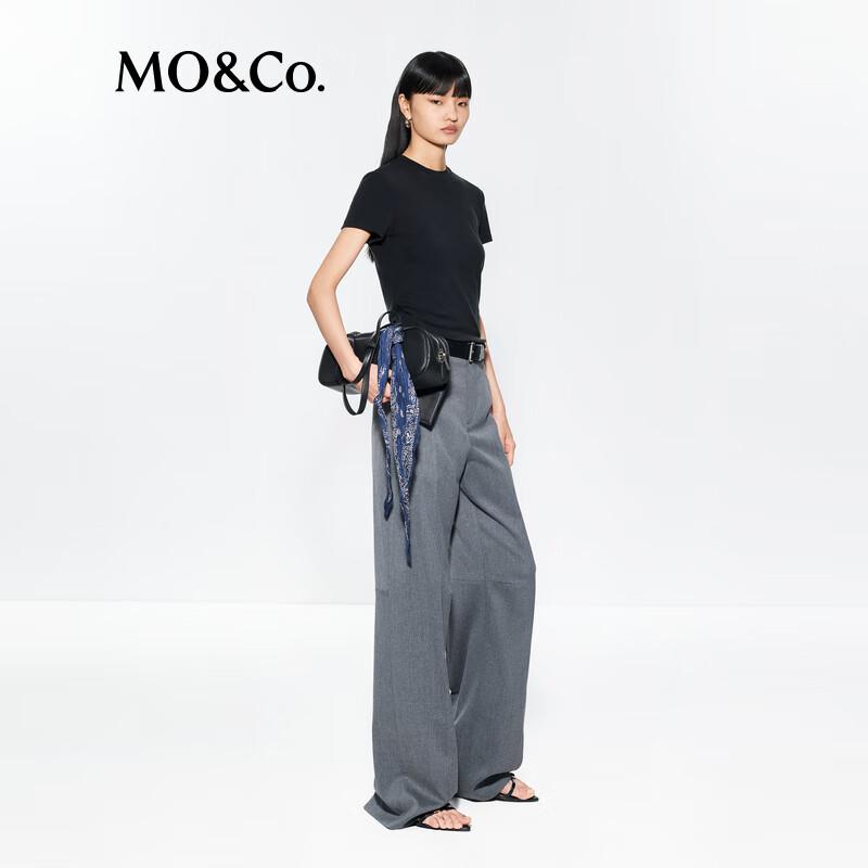 MO&Co. C+ Serie Mittelhohe Taille Gerades Bein Hose