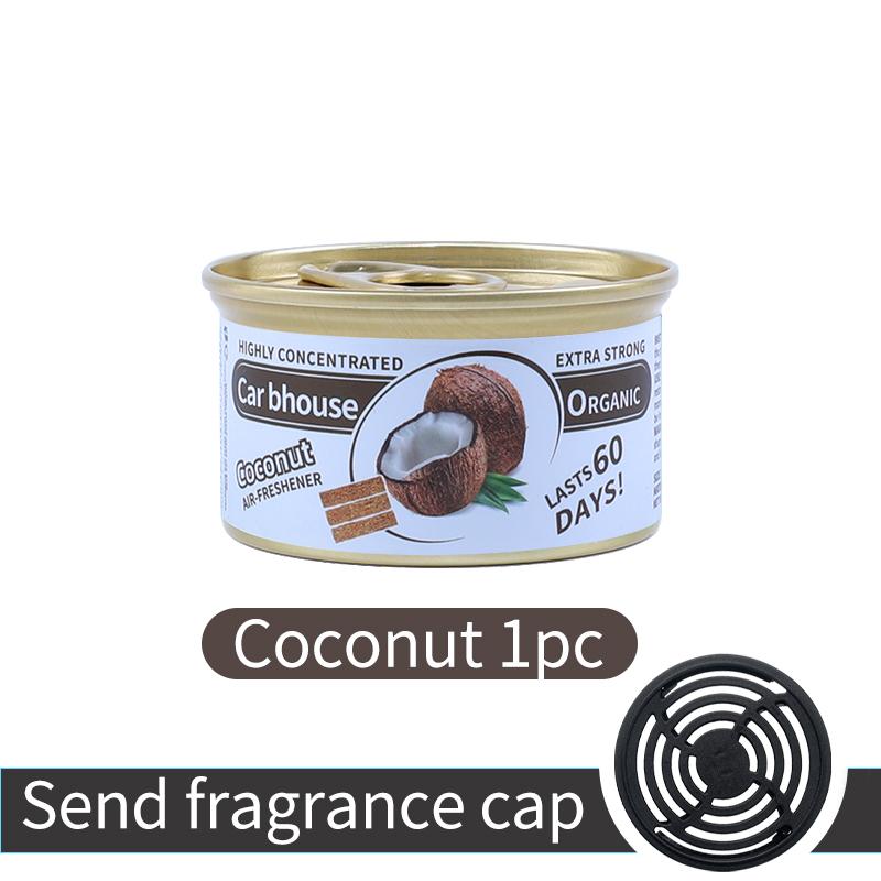 Bestseller Holzblock Dosenauto Aromatherapie, Auto Duftpaste, Deodorierender Lufterfrischer, Hochwertiges Festparfüm