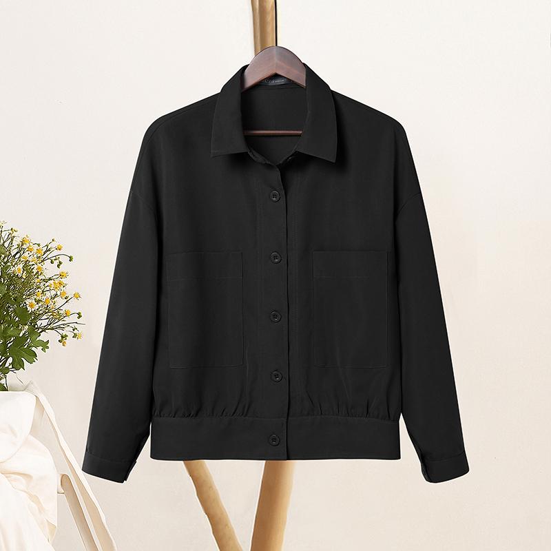 ZANZEA Women Turn Down Collar Loose Casual Long Sleeve Blouse