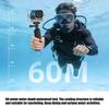 Professional 60m Waterproof Housing Case For Action 6 Camera Diving Case Shell With Magnetic Quick Release 1/4in Hole