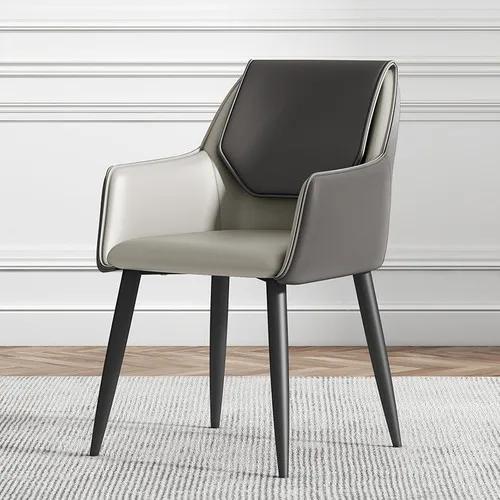 4 Farben Nordic Home Restaurant Esszimmerstuhl Rückenlehne Moderne minimalistische Wohnmöbel Stuhl Home Küche Soft Bag Esszimmerstuhl