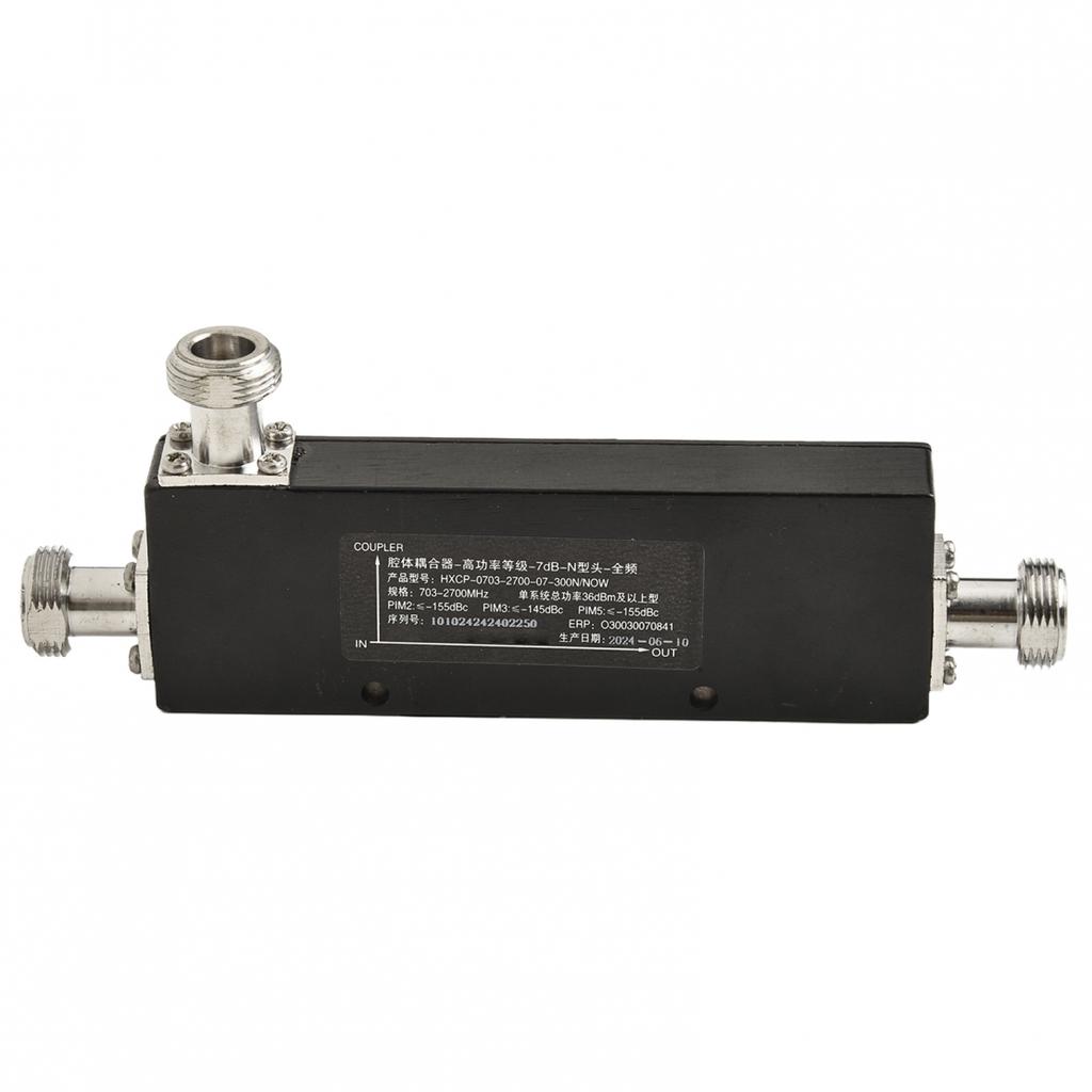 N-Type Female RF Coaxial Directional Coupler 800-2500MHz 200W