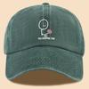 Trendy and Personalized Peaked Cap, Adjustable Outdoor Camping and Travel Check-in Baseball Cap