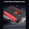 12V Automotive Battery Booster With Air Compressor 1200A Quick Start For Cars SUVs Trucks Portable