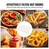 Fryer Filter Paper, 100 Sheets, 25.7" x 16.9", Replacement Deep Fryer Filter Sheets for 55L Commercial Mobile Fryer Filter Machine, for Restaurant,