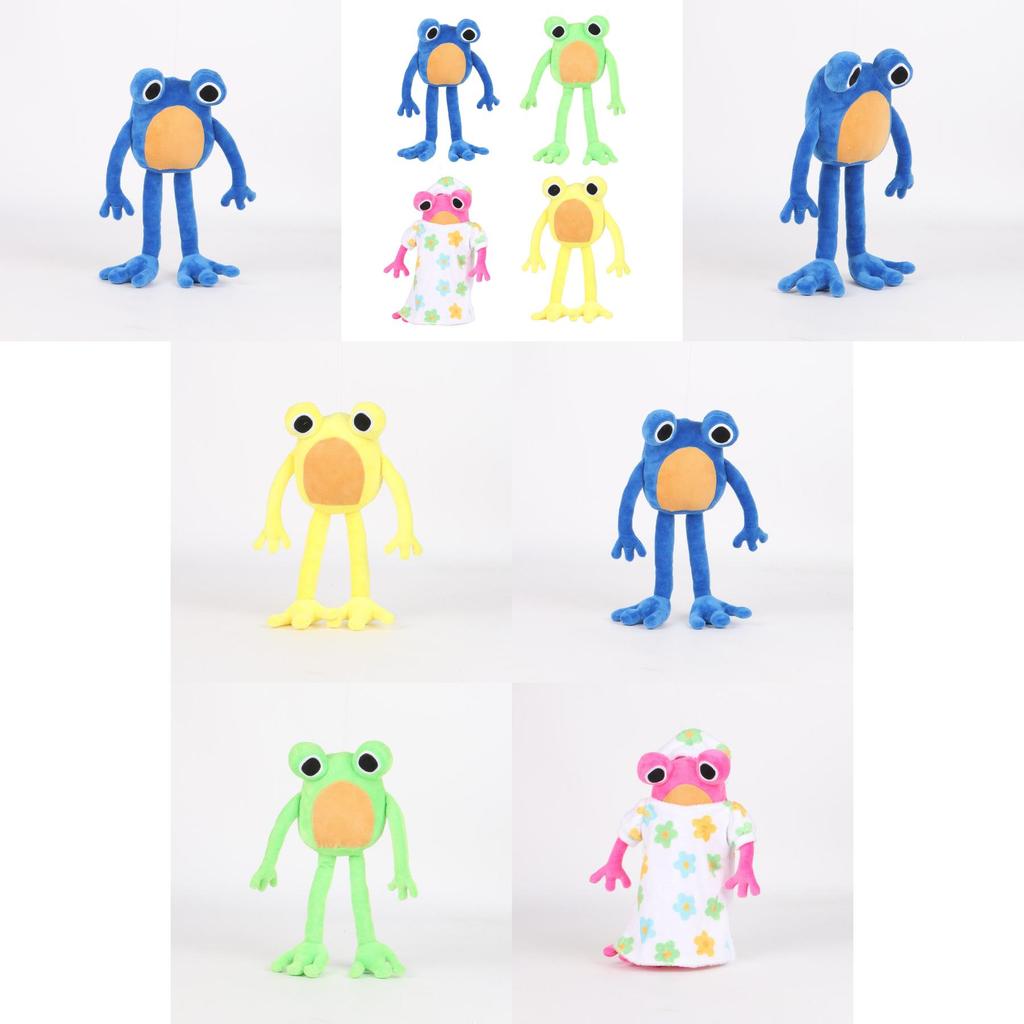 Frosk Frosk Plysjleketøy Dyr Utstoppet Dukke For Barn Lekeromsdekor