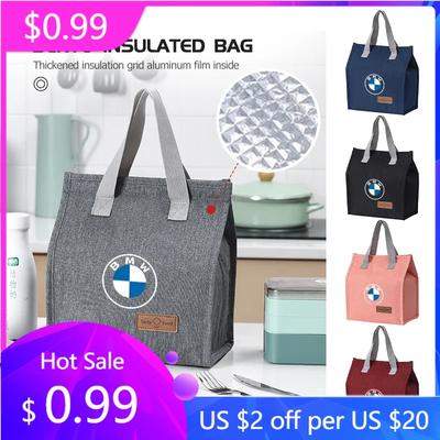 2025 Hot Handheld Insulated Box Waterproof Fresh Bento Travel Storage Bag For E90 E60 E46 E39 F30 F10 E87 X3 X4 X5 X1 G30 G2