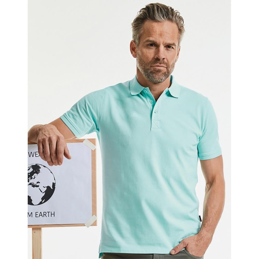 Russell Mens Pure Organic Polo