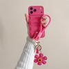 Down Jacket Phone Case for IPhone 17 Air 16E 16 15 14 13 12 11 Pro Max X XR XS 7 8 Plus Wrist Strap Soft TPU Shockproof Cover