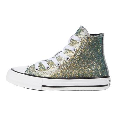 All Star Chuck Taylor High Top Canvas Shoes Kids Sneakers Gold 672097C