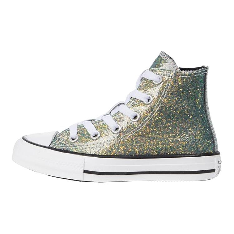 

Кеды Converse All Star Chuck Taylor с высоким верхом из парусины Детские кроссовки Золотой 672097C 35.5