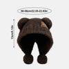 New Fluffy Bear Ears Hat Warm Balaclava Hat Wool Hat Winter