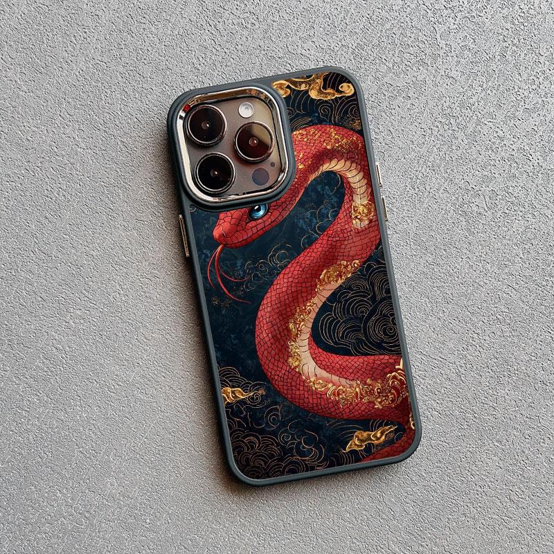 Classic Street Snake Line Phone Case for iPhone 13 12 11 Pro Max 16 15 14 Pro Max Plus XR XS X 7 8 Plus SE2 Silicone Cover Funda