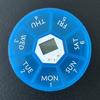 7 Compartments 7-Day Pill Organizer Large Capacity Timed Reminder Medication Box  Home