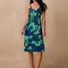 Women's Spaghetti Strap Backless Bow Loose Casual Beach Holiday Dress Sundress