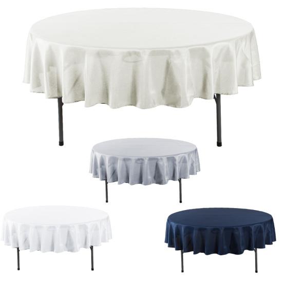 Tovaglia Rotonda Impermeabile 152 Cm, Poliestere, Per Tavolo 4-6 Persone, Facile Da Pulire, Per Casa, Cucina, Feste, Picnic, Esterno