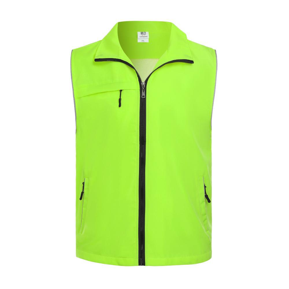 Custom Logo Multi-Pocket Durable Vest for Supermarket, Decoration, and Volunteer Workwear