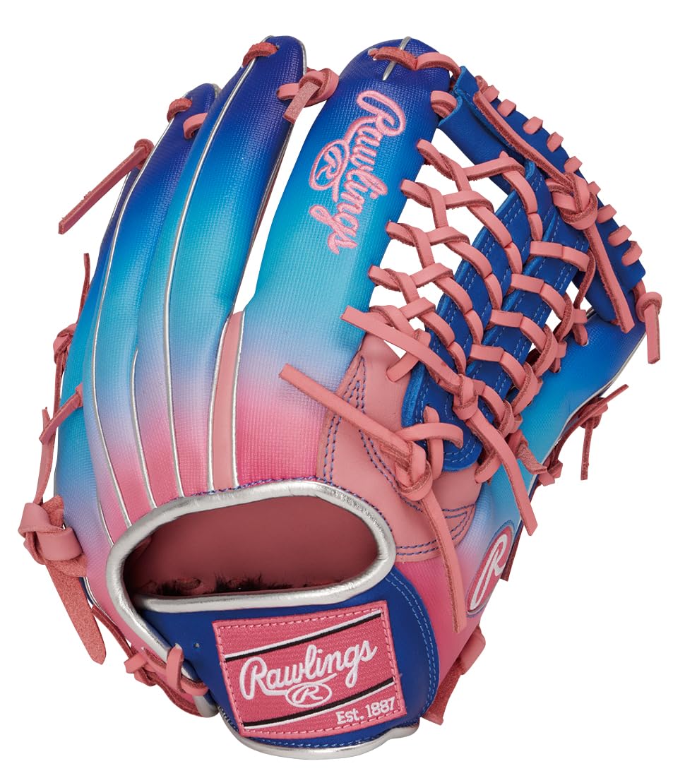 

Rawlings Baseball Soft HOH UV GAPHIC N6 inches Glove, Baseball, BASIC, All-Around Use, GR6HUVN65, Pink, 11.75 (Right-handed throw) розовый