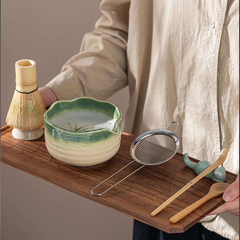 Matcha Set Premium 8PCS Ceramic Bowl & Whisky Japanese Style Matcha Accessories Gift Box Matcha Ceremony Tools Kit for Tea Lover