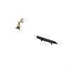 Modern Resin Horse Figurine Centerpiece with Rustic Wood Storage Tray for Living Room Office Shelf