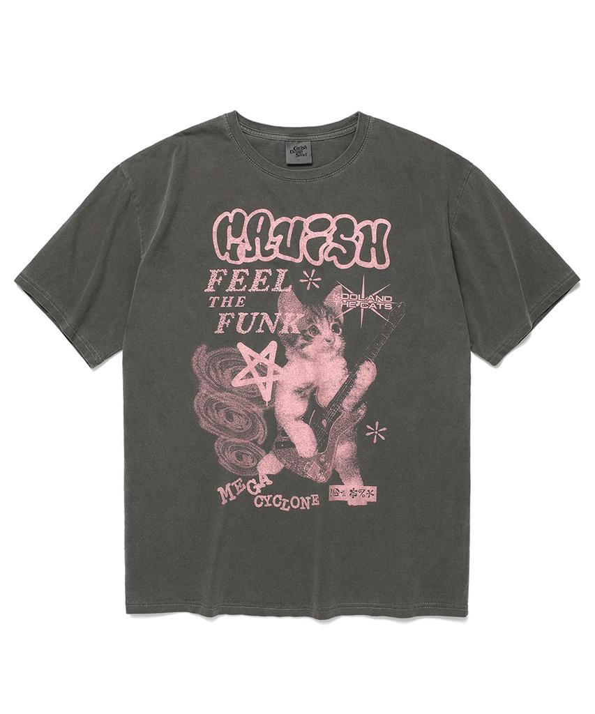 CAVISH Mega Cyclone Pigment Ss Tee Charcoal(Cv2Dmut524A)