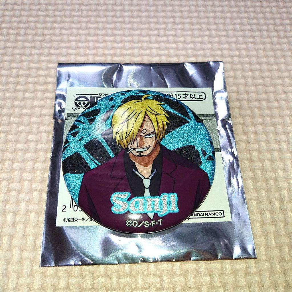Used Mugiwara Store x Bandai Namco Glitter Can Badge Collection Sanji