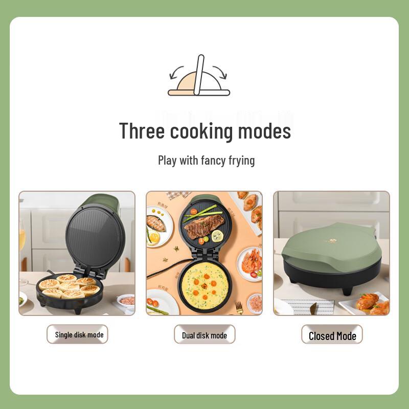 Liven Compact Electric Griddle and Crepe Maker CN Plug (adapter Included)