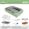 Hedawoo Disposable Outdoor/Indoor Charcoal Grill Set