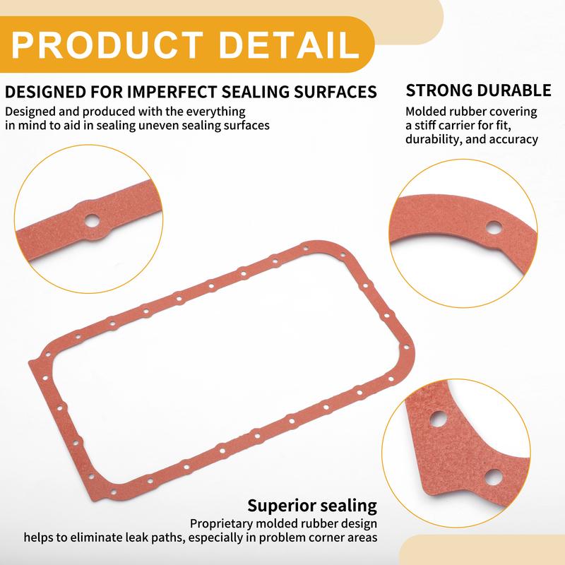 X Autohaux No.1112143G00 Automobiles Oil Pan Gasket for Nissan Pickup 1998-2005 1 Pc Car Accessories Auto Replacement Parts