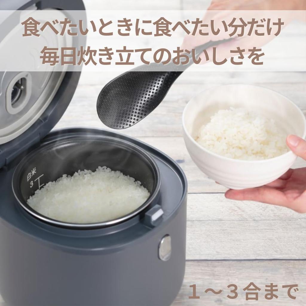 CCP Microcomputer Type Rice Rice For Living Heat Retention Reservation Mini Stylish 3-cup Cooker, Cooker, Alone, Function, Cooking, Size, 3-cup