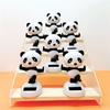 Car Dancing Doll Cartoon Swinging Panda Doll Ornament With Solar Panels Bobblehead Decorative Auto Interior Decoration