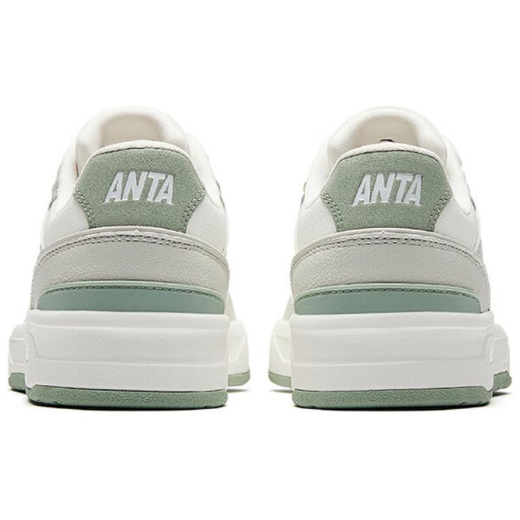 Anta Lieyan1.0 Slip Resistant, Lightweight, And Breathable Low Top Skateboard Shoes Men's Gray Cyan Sneakers 112528091-4