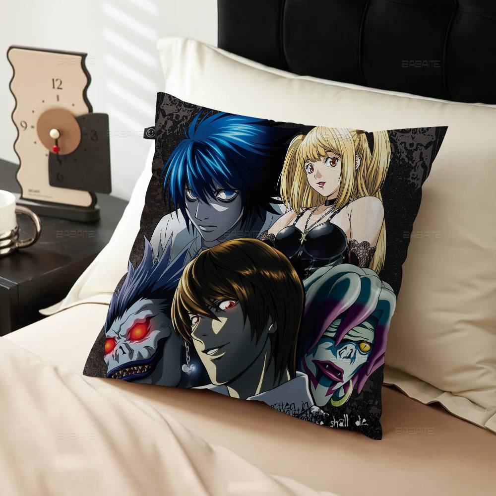 Anime Death Note Stitch Lucky Dragon Pillow Cover Sofa Cushion Cover Home Room Decoration Children Gift