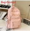 Sac à dos scolaire pour filles de collège et étudiantes avec une capacité de 20 L et un design léger