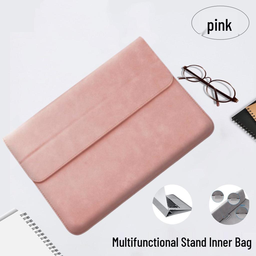 Women's PU Leather Laptop Sleeve for MacBook, Asus, and Huawei