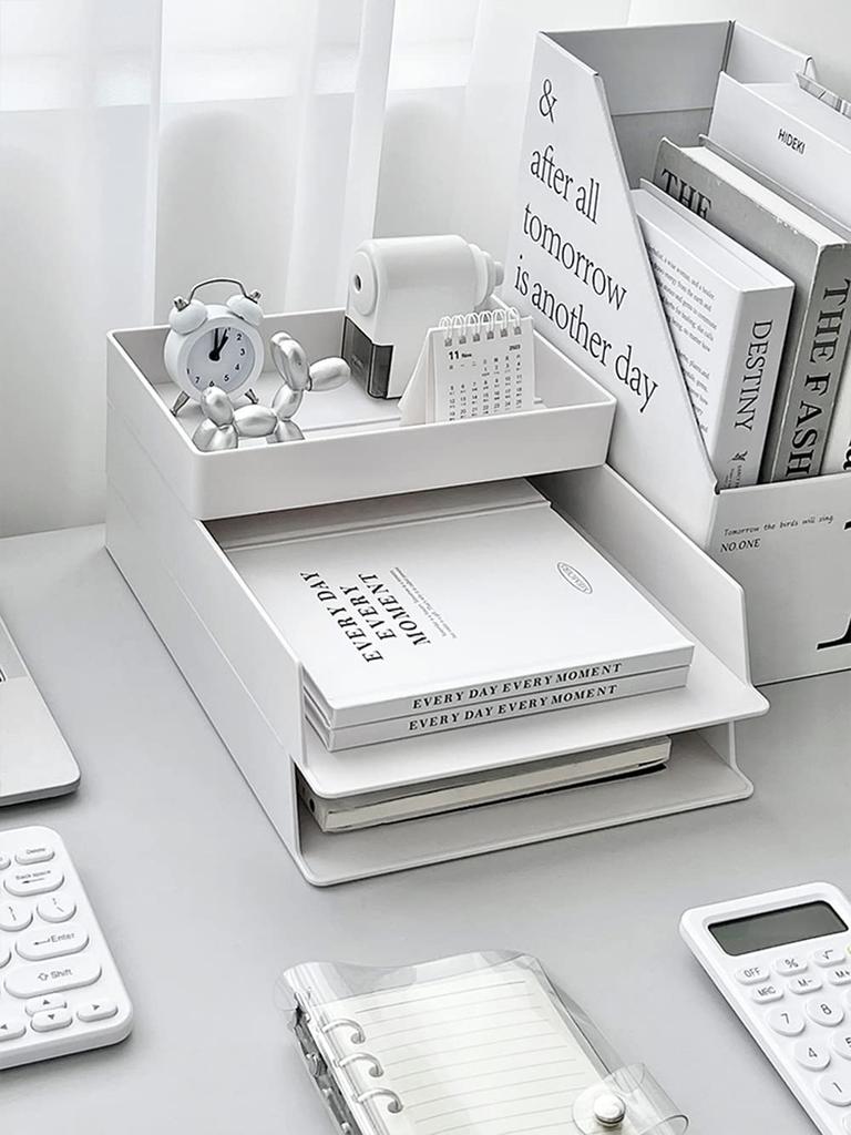 Letter 3 4 5 A4 Document Letter File Desk Tabletop Storage Small Items Office A4 Letter Case, Tiers, Tiers, Tiers, Tray, Tray, Storage, Desktop, Tray,