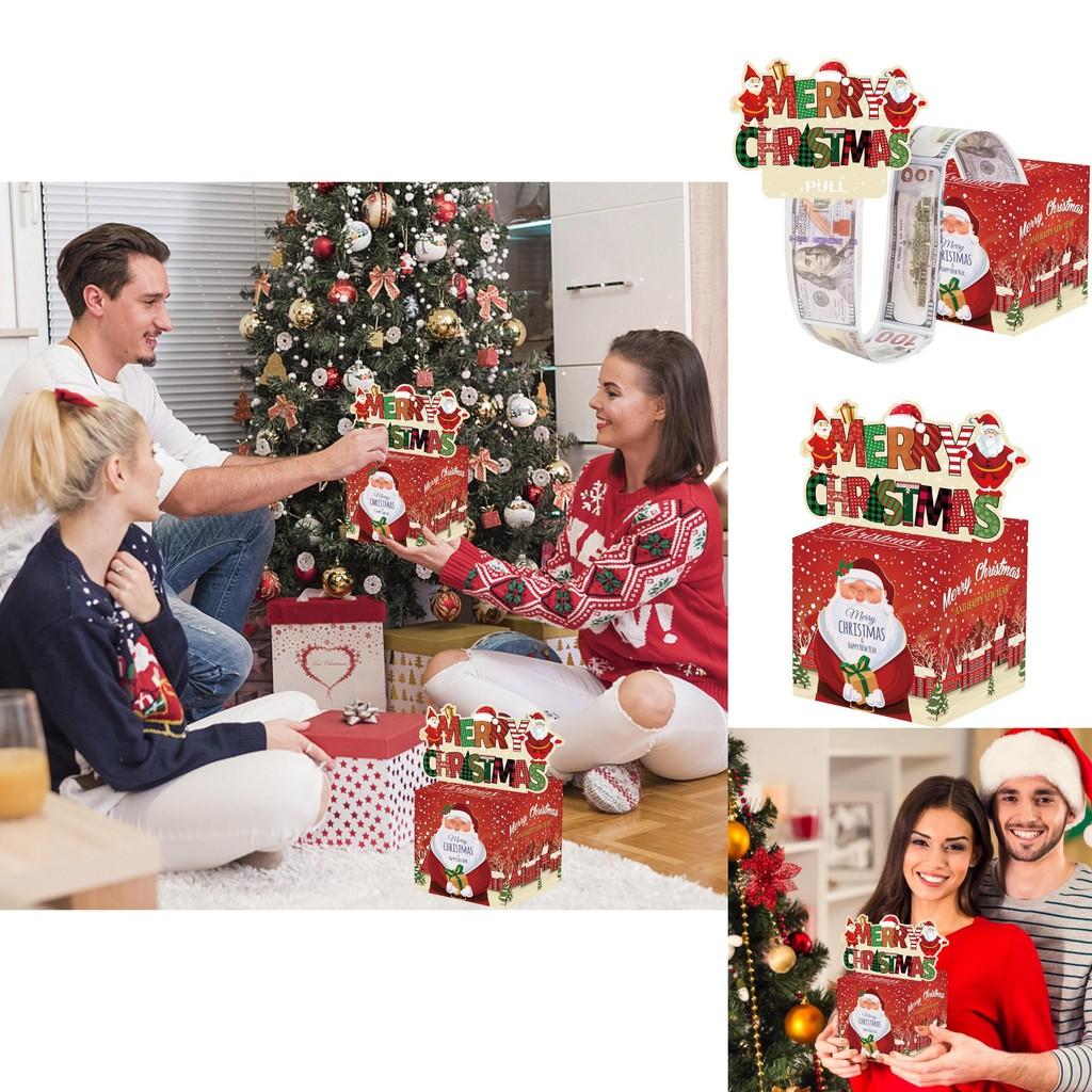 Weihnachten Weihnachtsmann Sammelbox mit rotem Farbverlaufspapier für Feiertagsparty-Dekoration und zum Verschenken