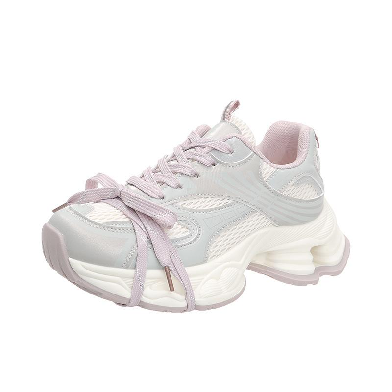 Thick-soled Women's New Super-hot Women's Shoes Are Versatile, and Small People Increase Their Height. Women's Fried Street Sneakers