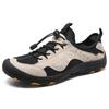Men's Summer Breathable Odor-Resistant Mesh Leather Non-Slip Hiking & Outdoor Sports Shoes