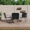 Vidaxl 5-Cz. Gartenmöbel-Set mit Kissen, Polyrattan und Stahl