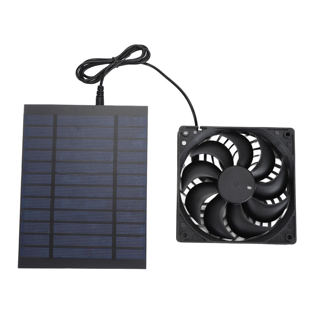 Wentylator wyciągowy 6W 12V Oszczędność energii z polikrystalicznym panelem słonecznym Wentylator słoneczny do wentylacji kurników