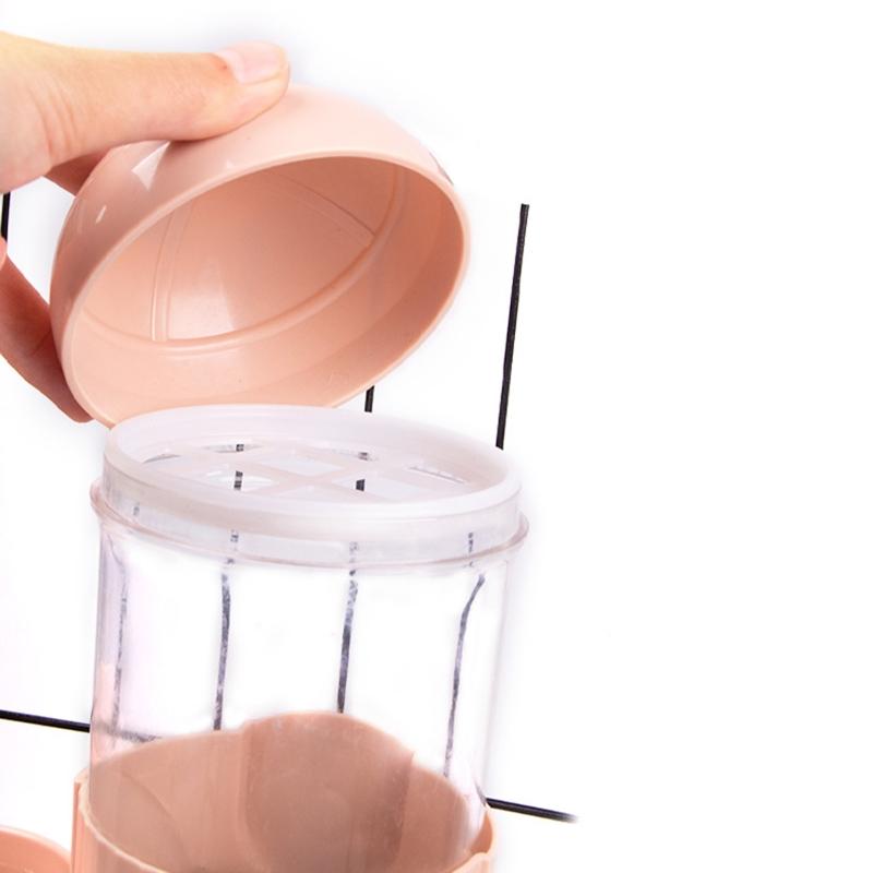 Pet Dog Cats Automatic Feeders Drinking Bowls Container Cage Durable To Use Gift Large Capacity And Large Water Sink