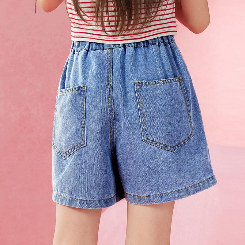 Xiaohu Parti Girls' Summer Denim Skort